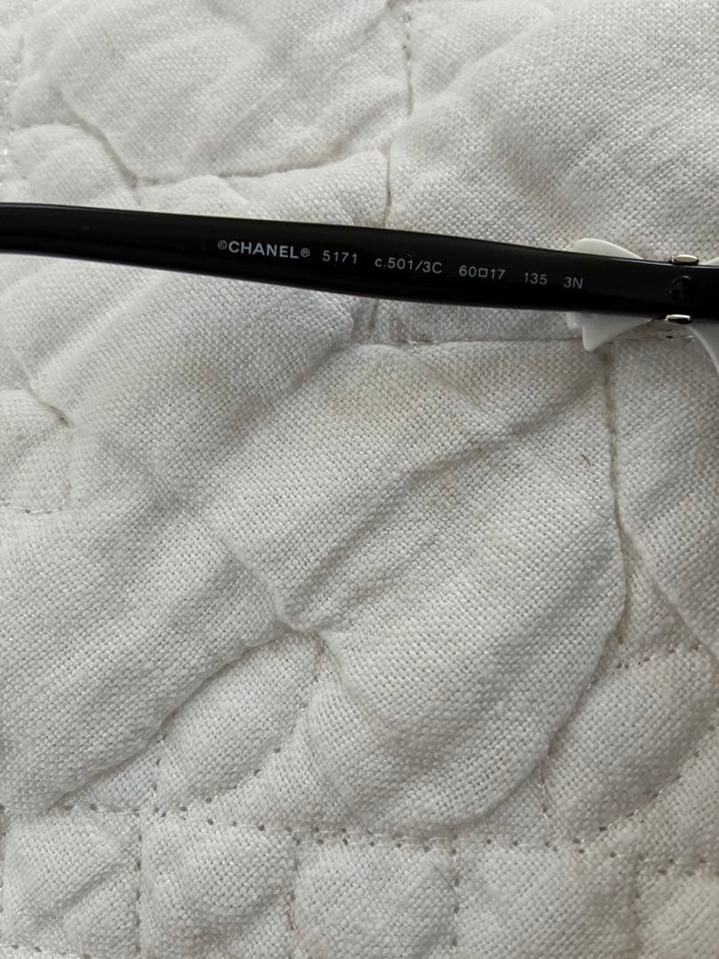 CHANEL ブラック サングラス リボンモチーフ