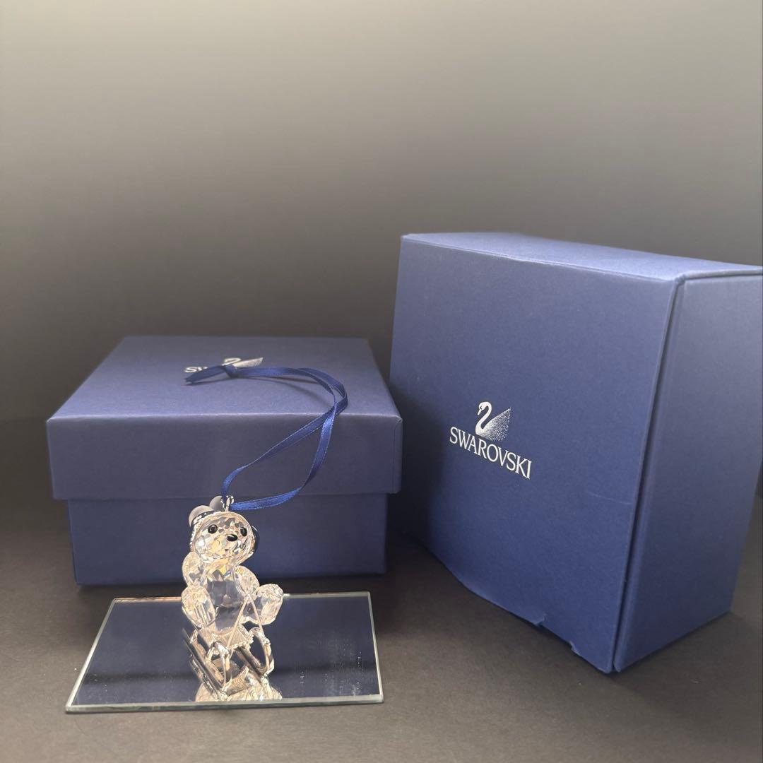 SWAROVSKI　オーナメント　スワロフスキー　クリスベア　ソリ