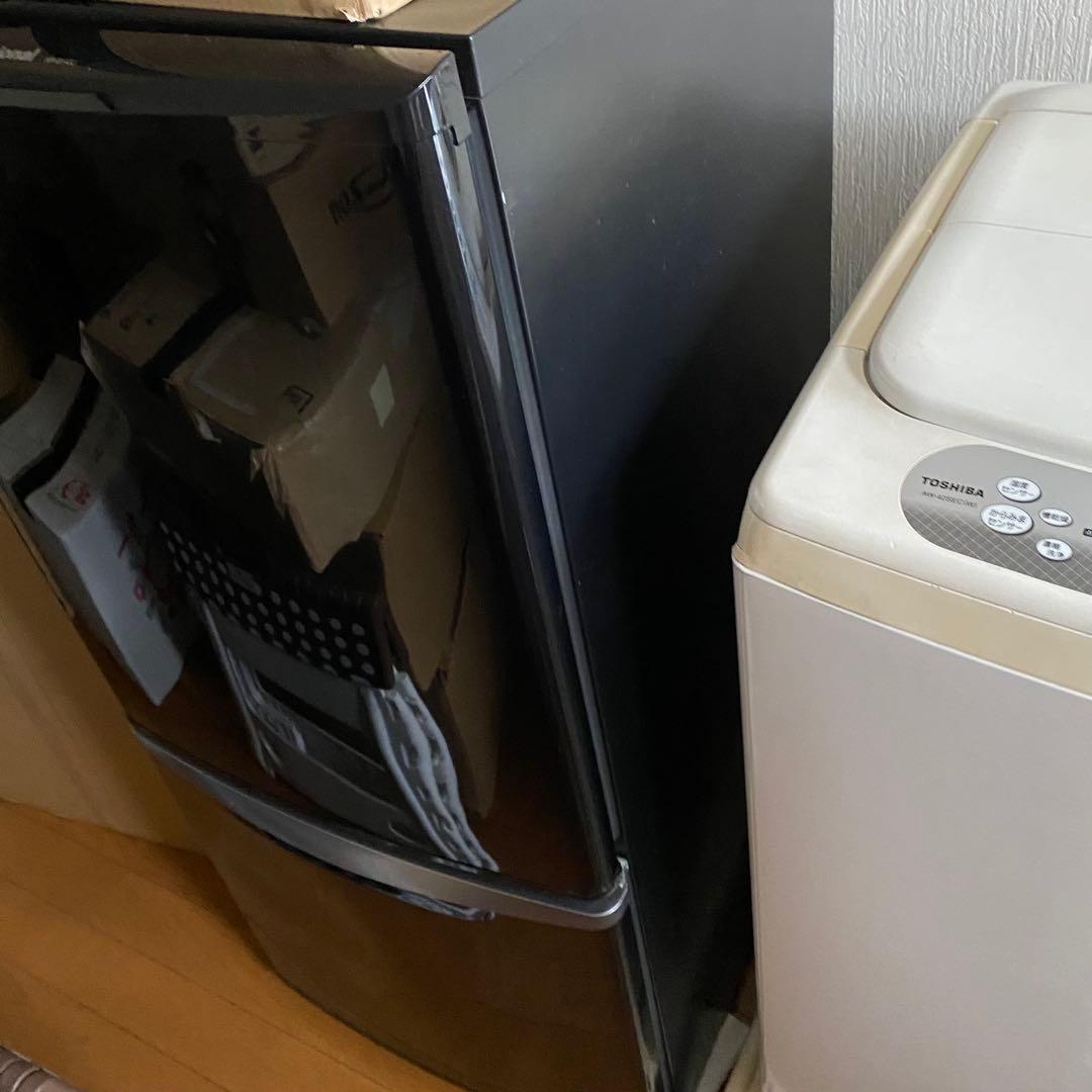 TOSHIBA 洗濯機　National 冷蔵庫2セット