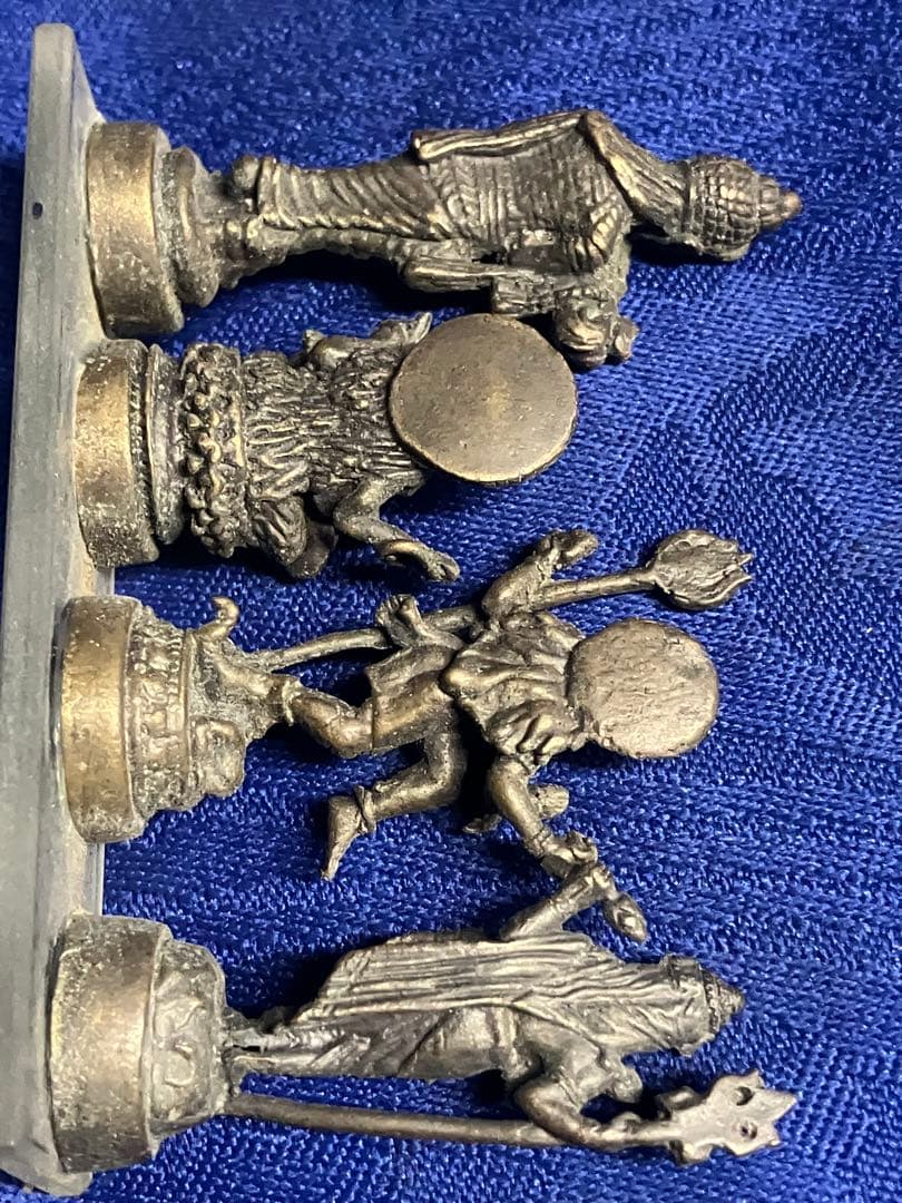 インド神像 金属製彫刻セット
