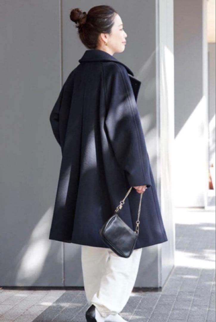 美品♡B.C STOCK シンプリシテェ Wビーバーテントライントレンチコート