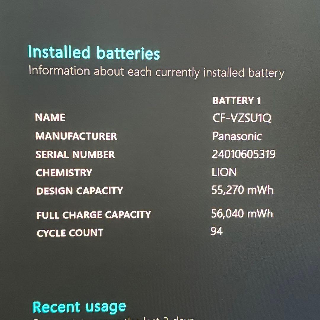 Windowsノート本体 Let'snote FV4 i5 1345U 16G 256GB Windows