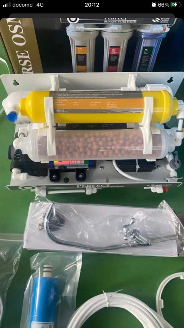 cafe・飲食店　美味RO水 逆浸透膜 浄水器　フルセット75ガロン 未使用