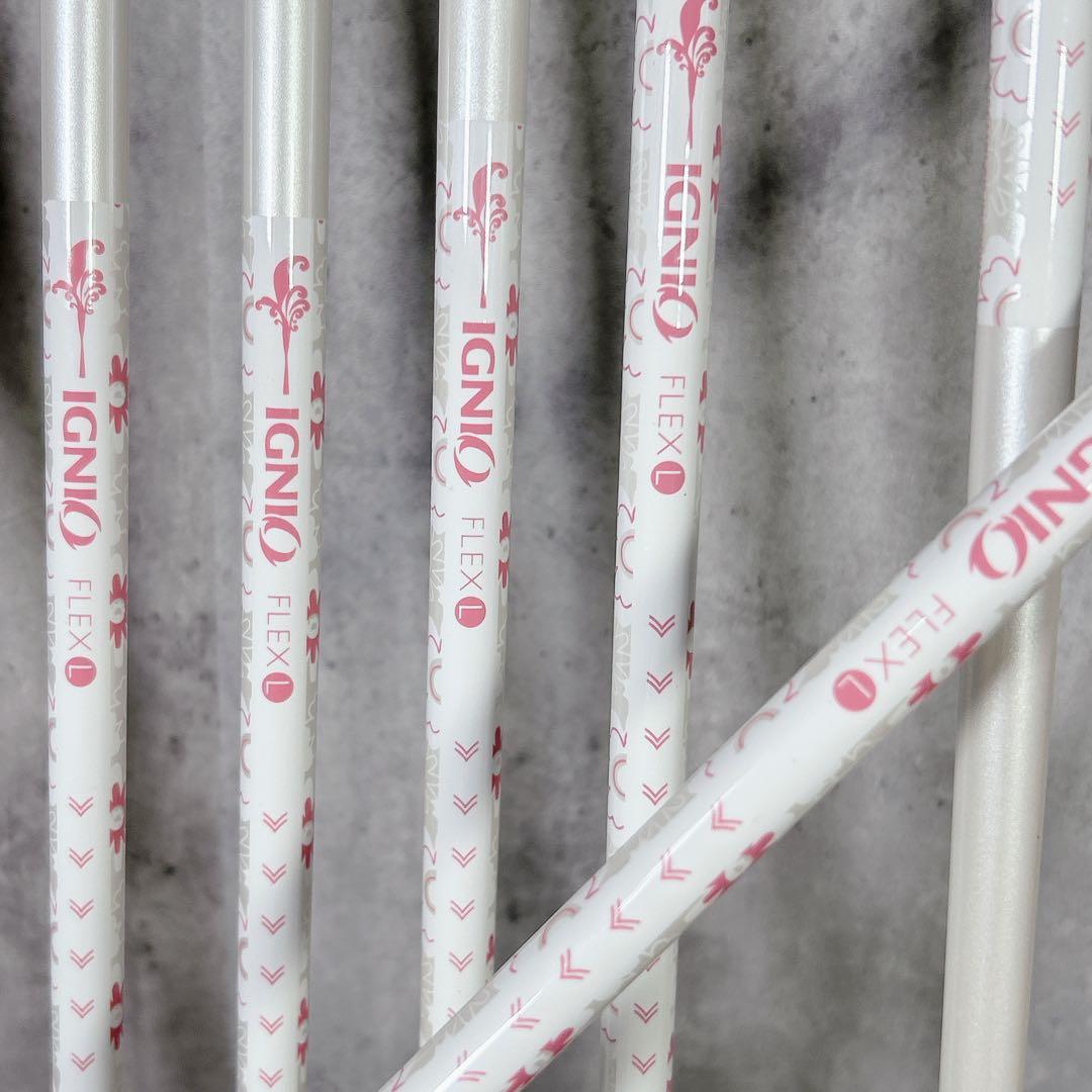 T137 イグニオ ゴルフクラブ レディース セット 白 かわいい 女子 初心者