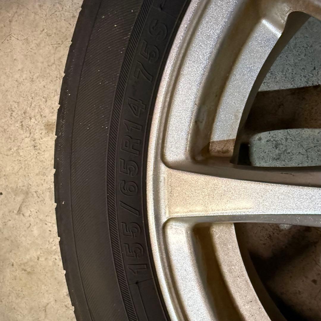 送料込み！ ホンダ N-WGN 155/65R14 夏タイヤ ホイール セット