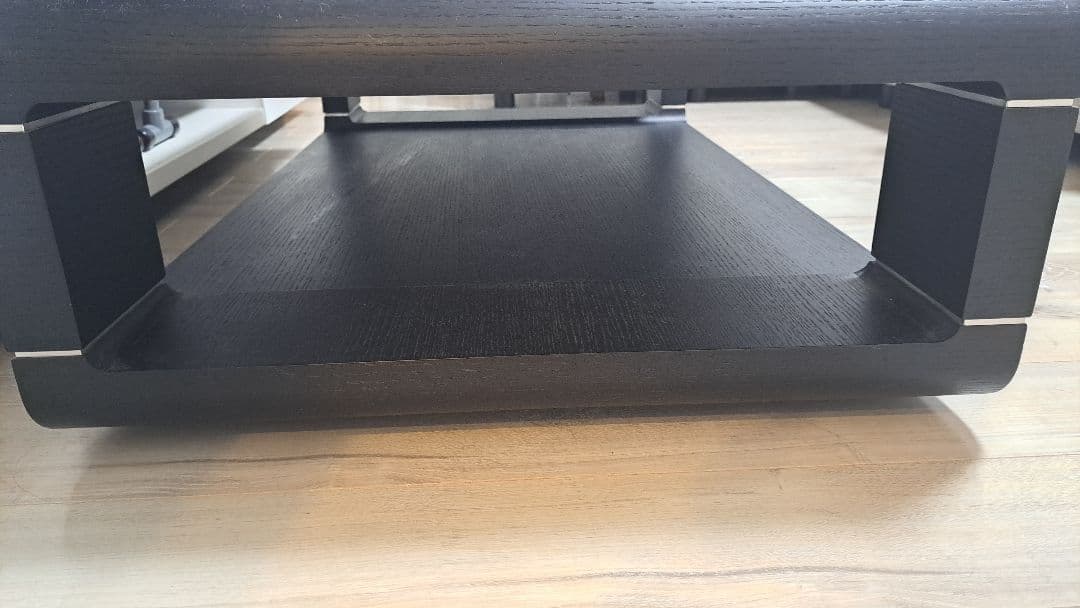 アルモニア　ローテーブル ブラック120cm x 70cm