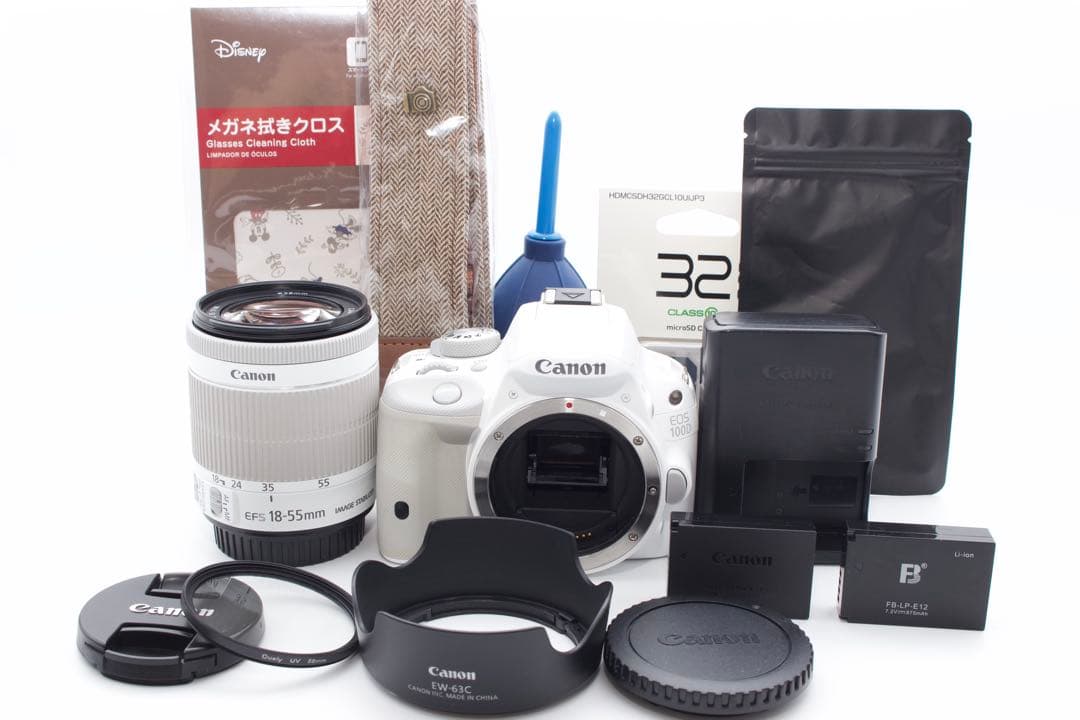 キャノン　EOS Kiss X7 ホワイト　最軽量　美品　100D スマホ転送