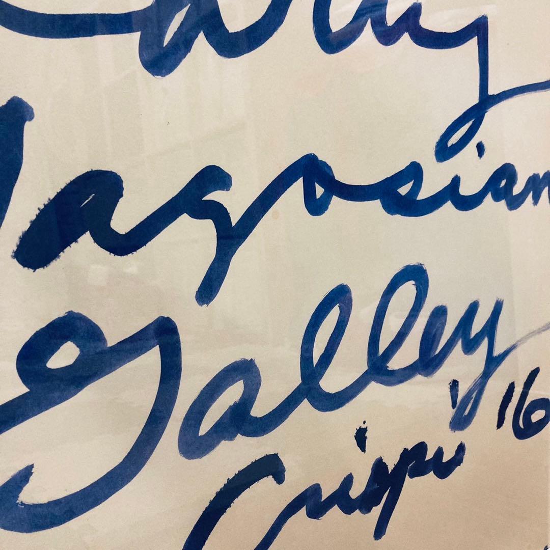 デッドストック正規品Cy Twombly サイトゥオンブリー 特徴額装済ポスター