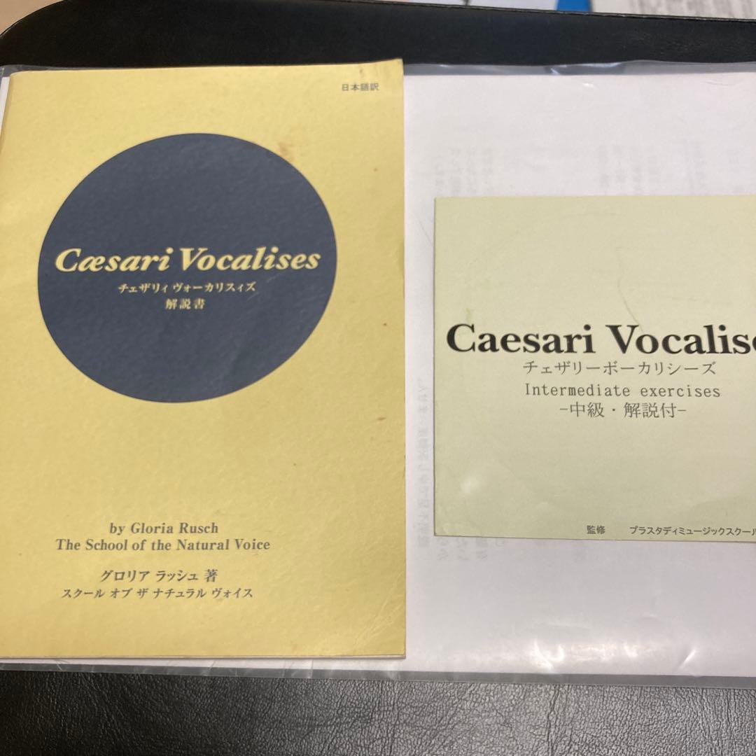 ➀ザボイスオブザマインド　 ②Caesari Vocalises 中級編