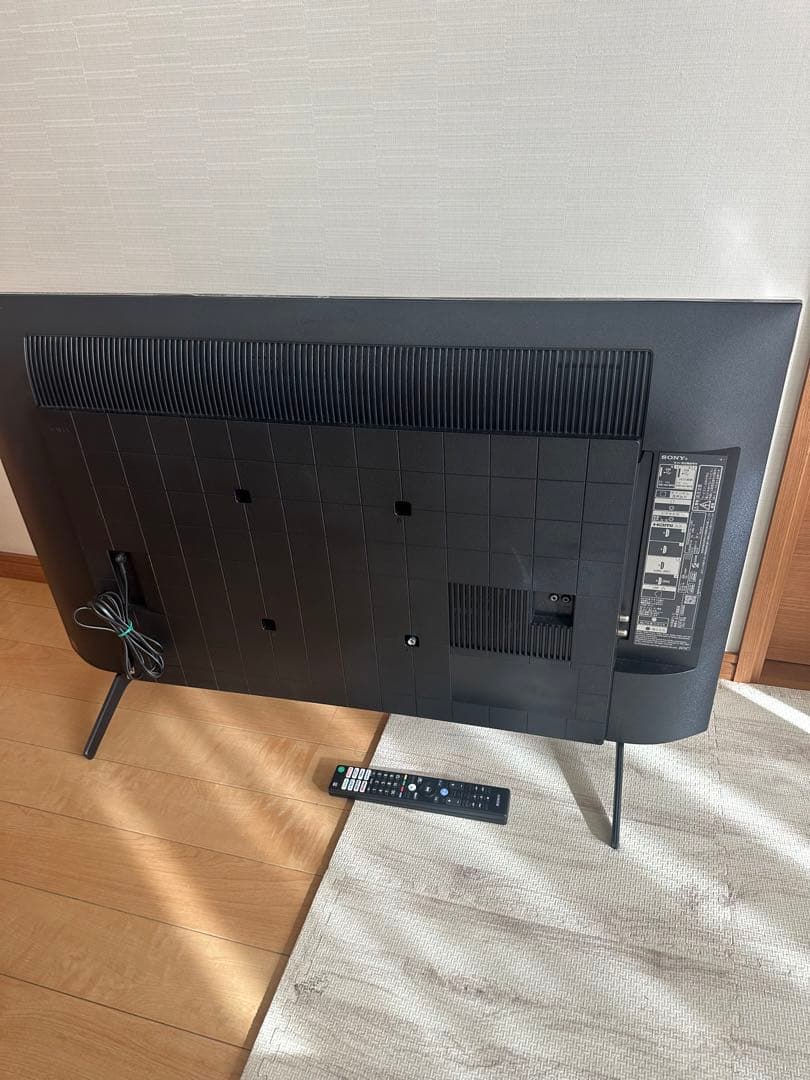 SONY 43V型 4K 液晶テレビ BRAVIA KJ-43X80K アプリ○
