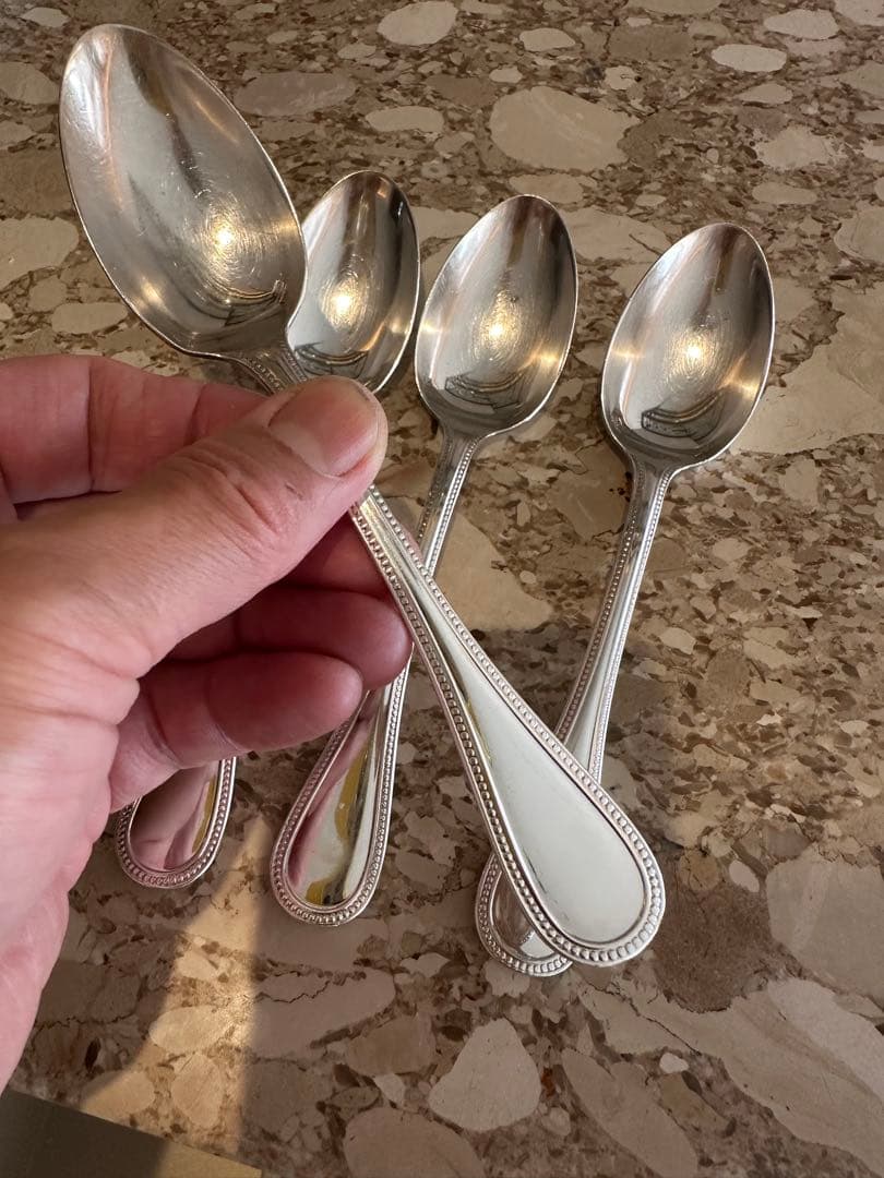 クリストフル　パール　スプーン4本セット