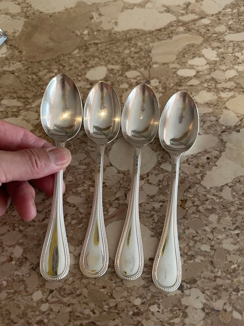 クリストフル　パール　スプーン4本セット