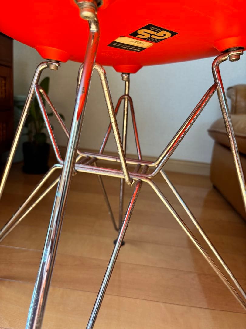 Herman Miller Vitra イームズ シェルチェア レッド