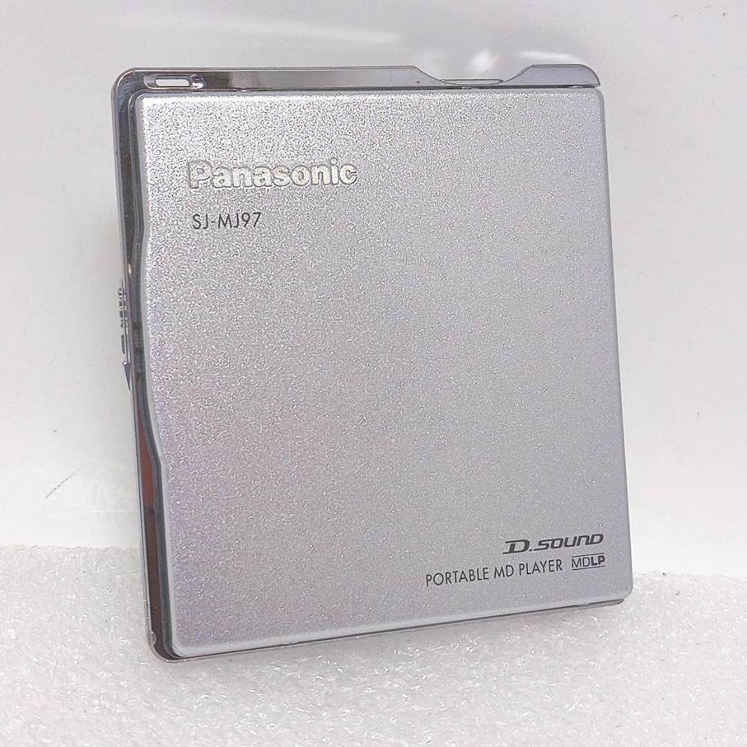 【動作OK】パナソニック ポータブルMDプレーヤー SJ-MJ97 スタンド付