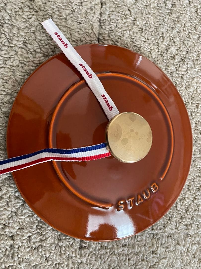 本体美品　staub ストウブ　ココットデゴハン　シナモン　16cm