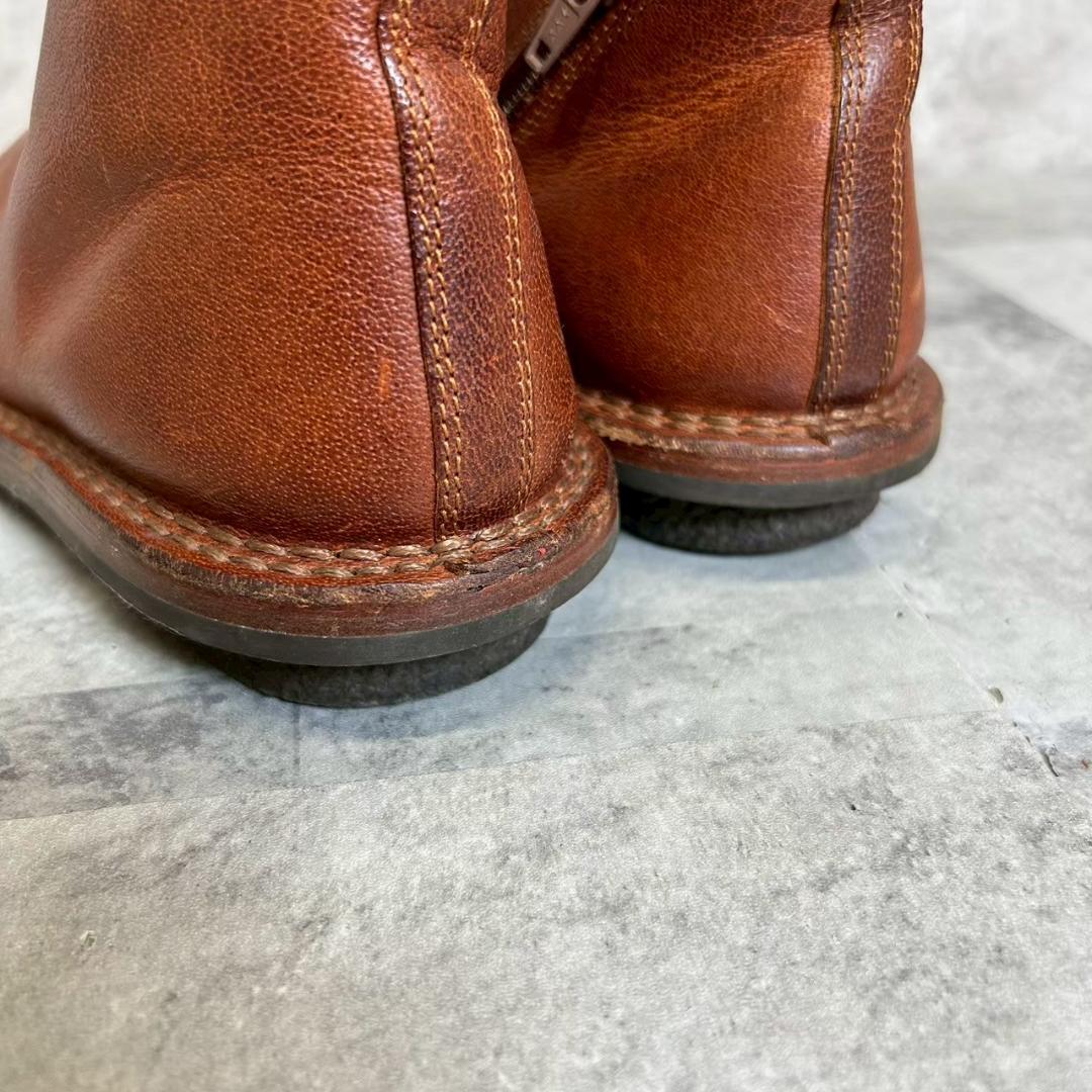 trip pen レザー ショートブーツ スリッポン サイズ36 DMG15