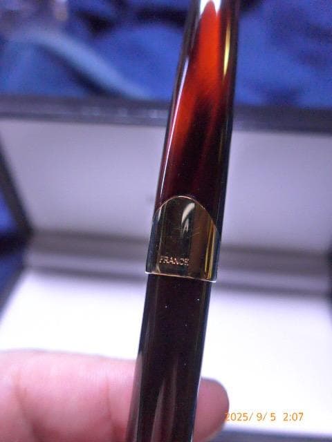 幻のパーカー万年筆　エリプス／Ellipse　深紅　18K 750ペン先、細字