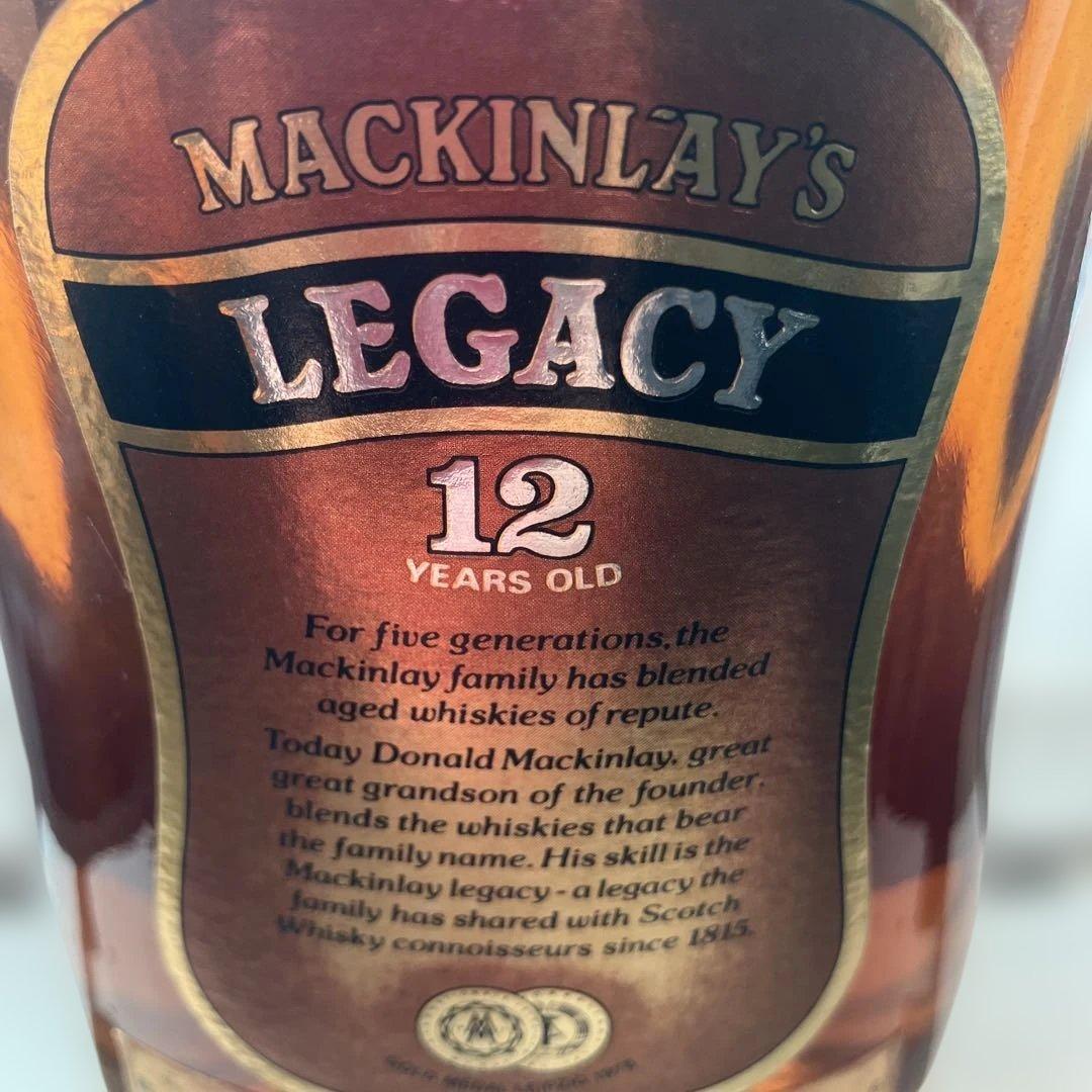 ウイスキー MACKINLAY'S LEGACY 12