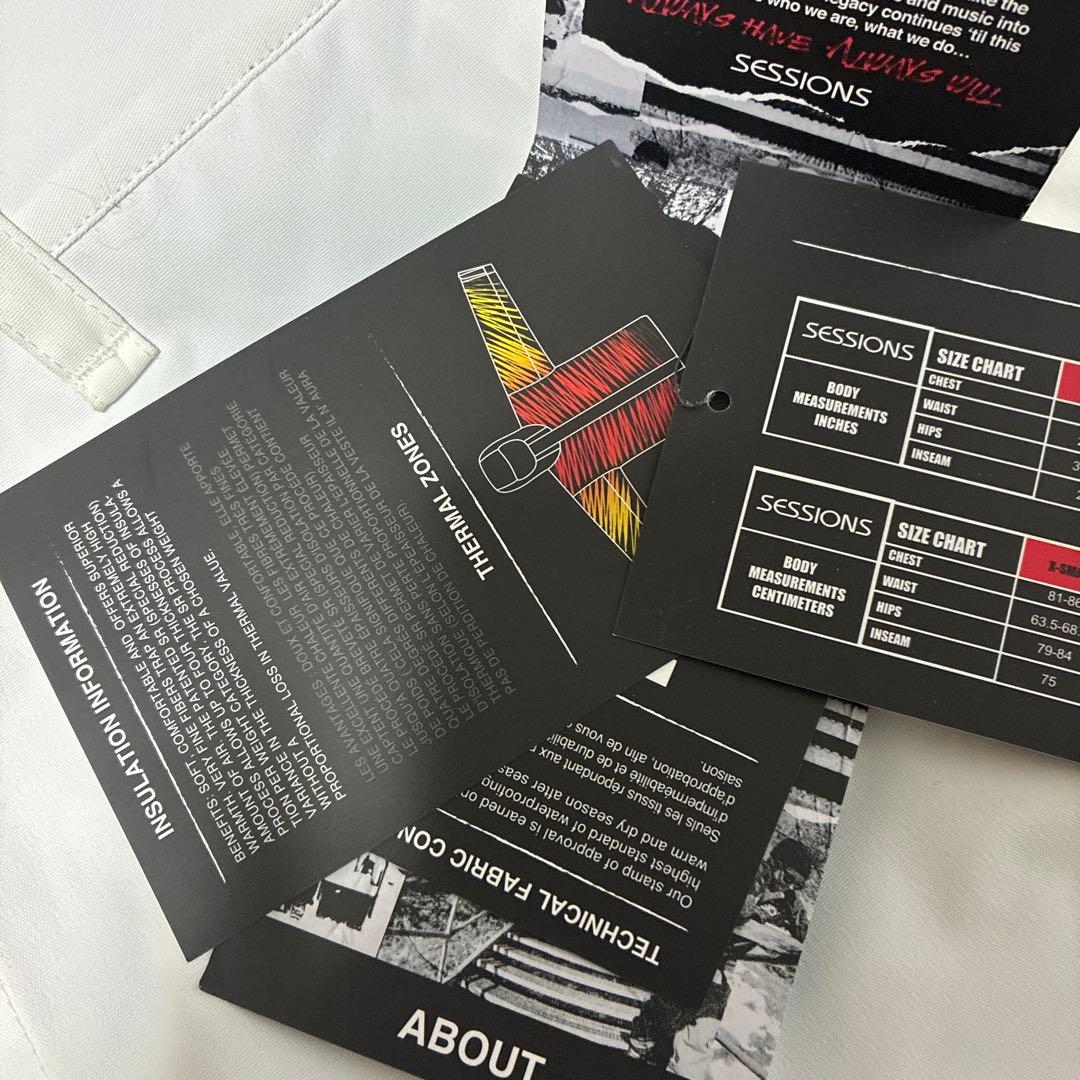 定価3.7万未使用 セッションズ MAJOR CARGO スノボパンツ XL 白