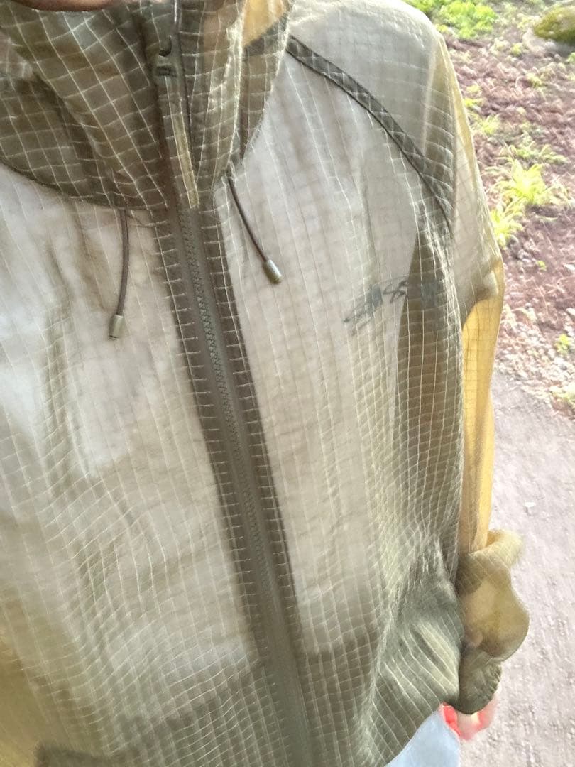 ジャケット・アウター STUSSY BEACH SHELL TRANSPARENT RIPSTOP