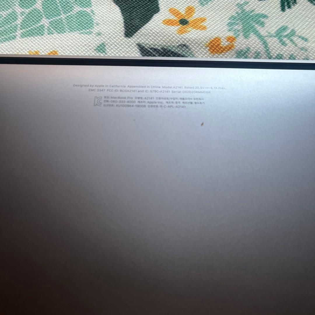 MacBook Pro 16インチ 2019 韓国キーボード