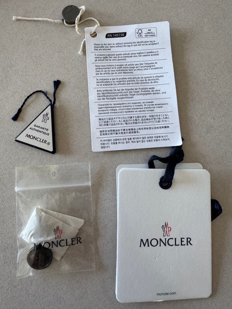 MONCLER RYAN モンクレール ライアン ネイビー　サイズ2