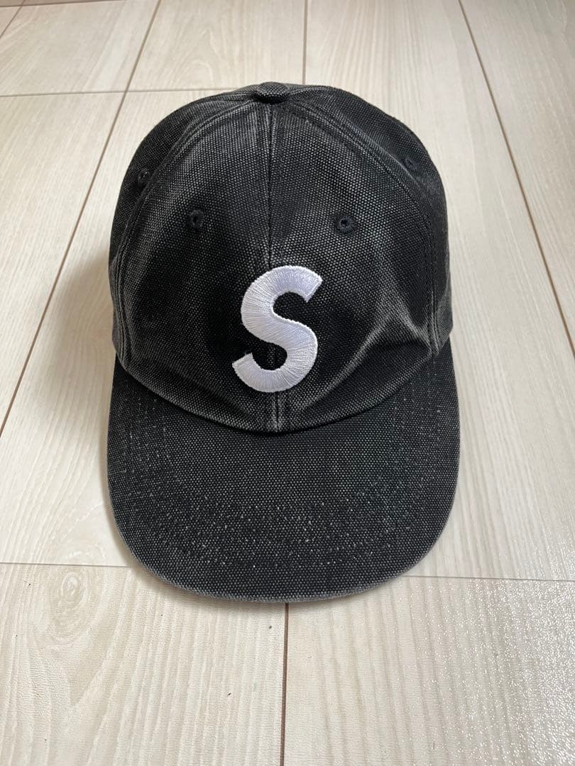 帽子 Supreme Pigment Coated Canvas S Logo