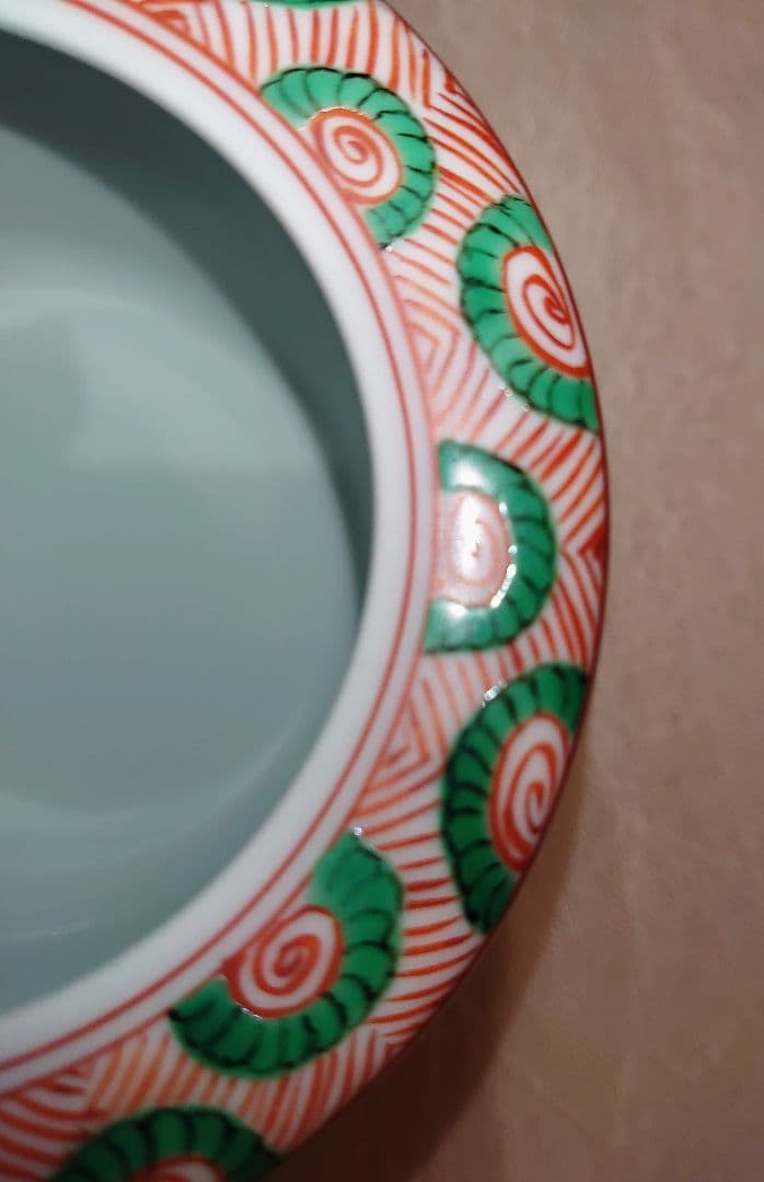 四代三浦竹泉 赤絵 香炉 純銀火屋 松興堂 金彩 四君子 アンティーク