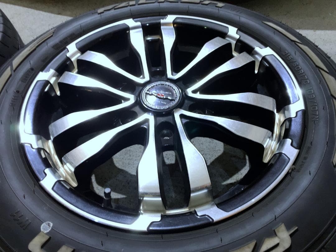 26-002 200系ハイエース AME ＆ ファルケン W11 ホイールタイヤ