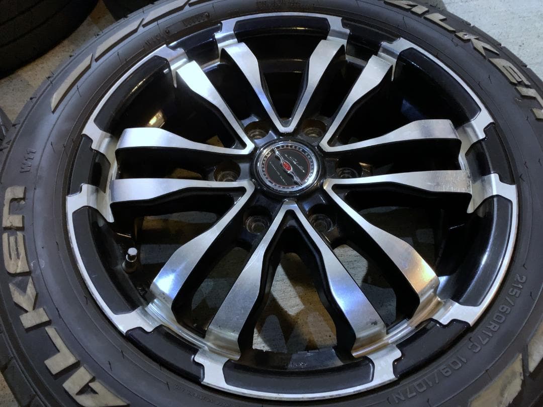 26-002 200系ハイエース AME ＆ ファルケン W11 ホイールタイヤ