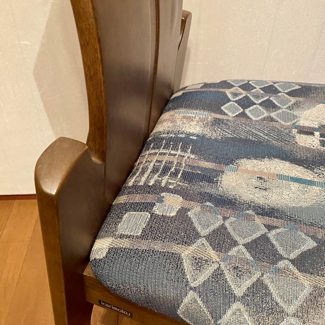 【karimoku】食堂椅子CT6255TP(2001年生産)No.3