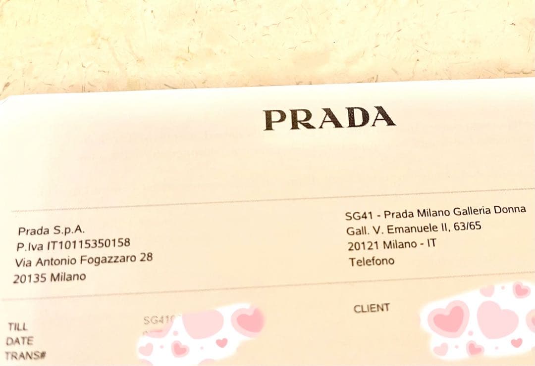 新品プラダ　ガレリア　ヘアークリップ　ミラノ限定品