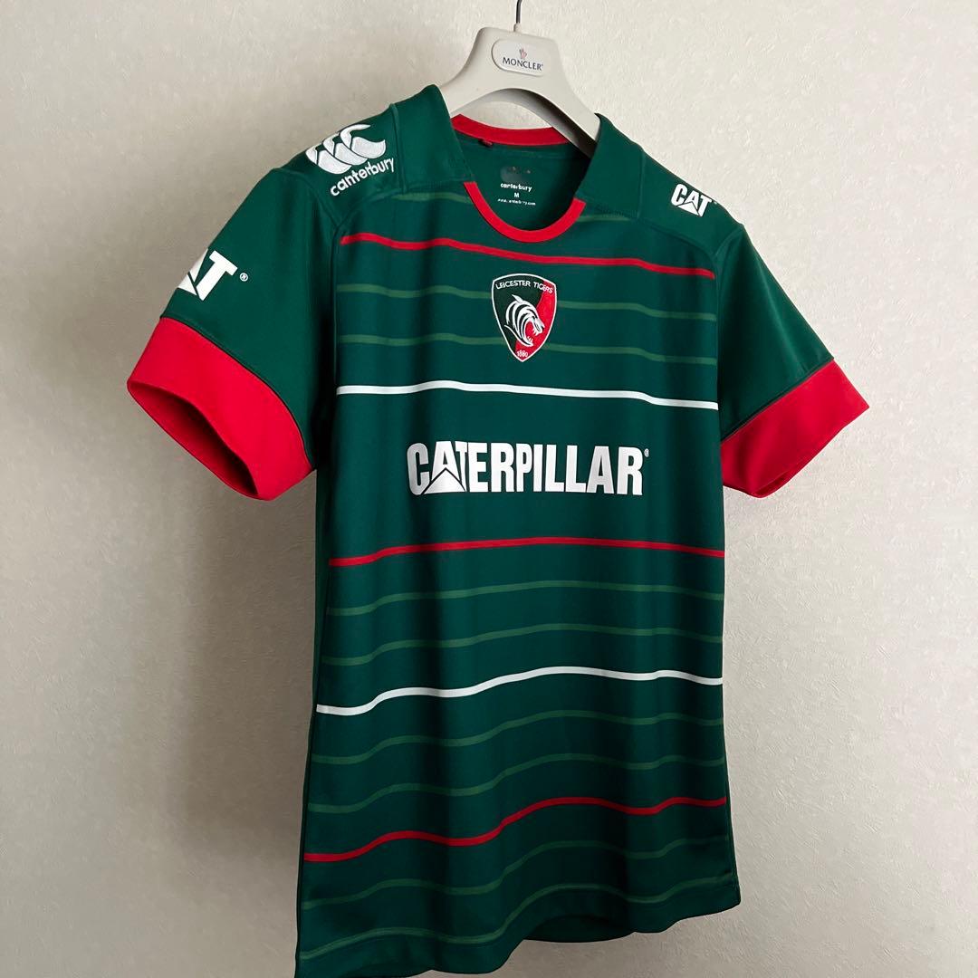 カンタベリー レスタータイガース ラグビー ジャージ ラガシャツ ポロシャツ M