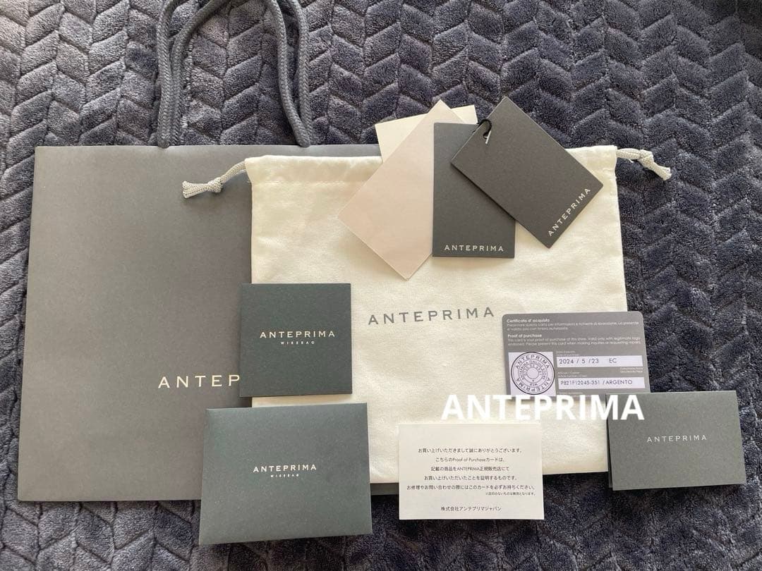 【 美品 】ミニアトゥーラ アンテプリマ シルバー3WAYバッグ