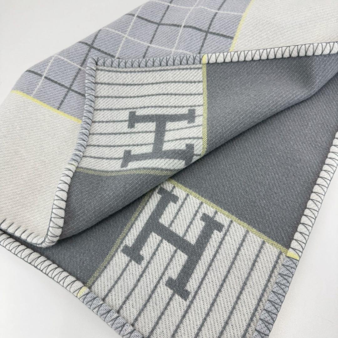 新品　HERMES エルメス　ブランケット　プレード　アヴァロン　カブリオル