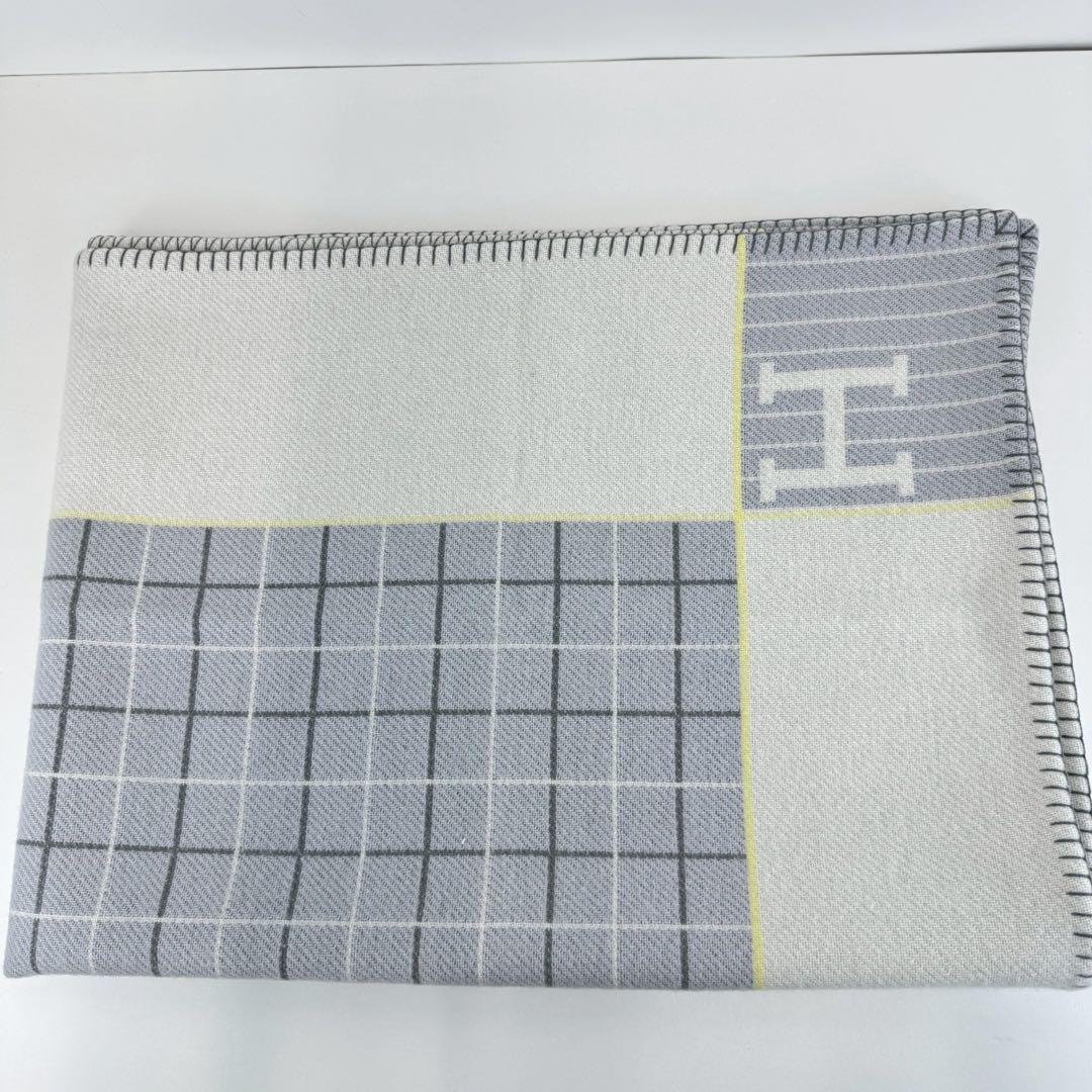 新品　HERMES エルメス　ブランケット　プレード　アヴァロン　カブリオル
