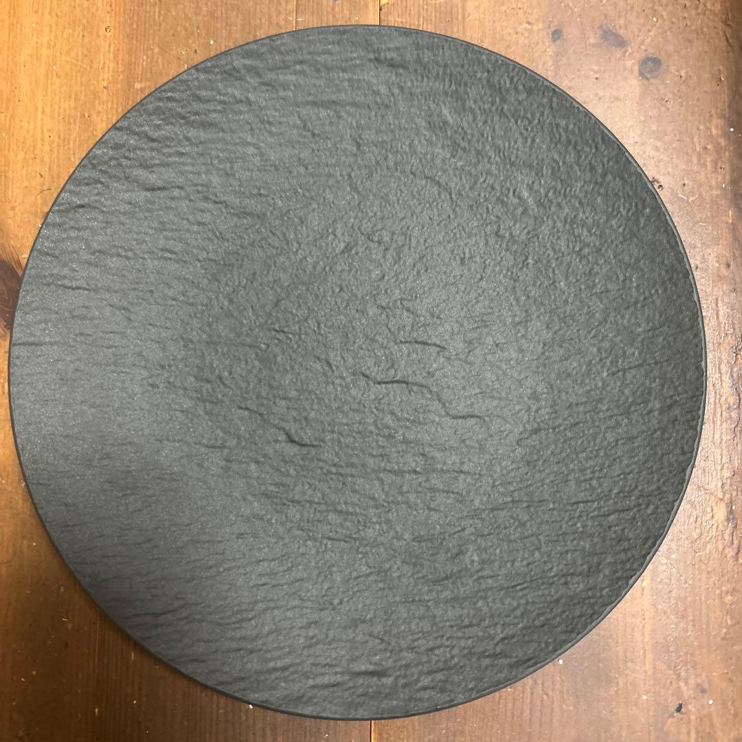 Villeroy & Boch マニファクチャーロックプレート 25cm 白　黒