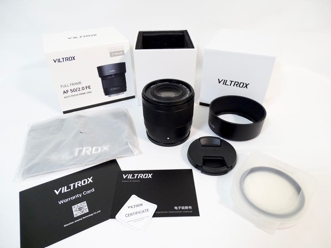 ◆ほぼ新品◆ VILTROX AF 50mm f2 FE SONY Eマウント