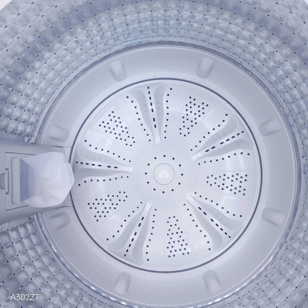 B03A0 安心保証付　ハイアールシルバーデザイン　最新モデル　洗濯機　5.5㌔