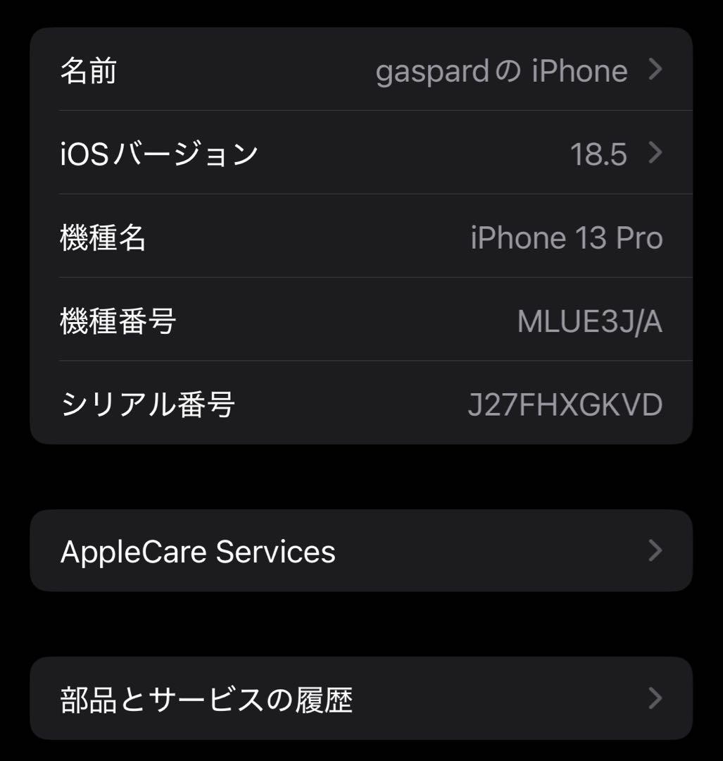 【美品】Apple iPhone 13 Pro グラファイト カバー付