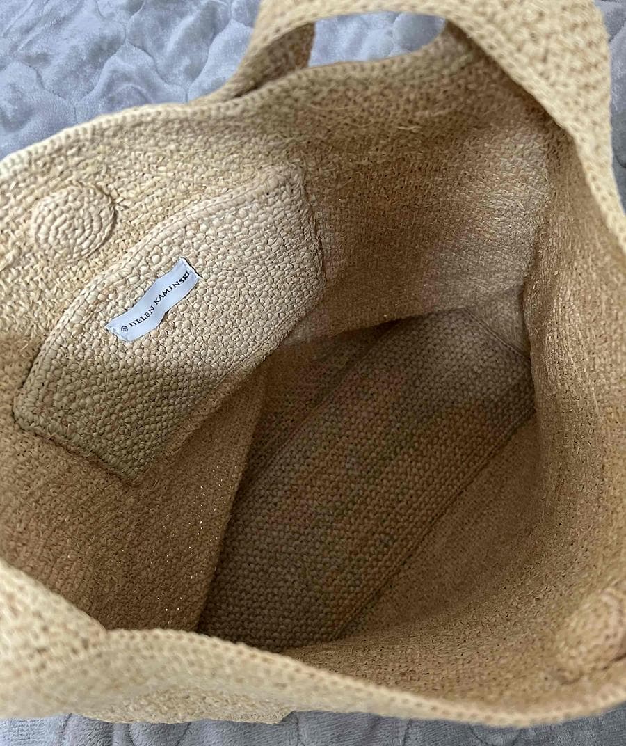 HELEN KAMINSKI ラフィア ショルダーバッグ