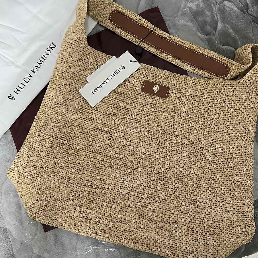 HELEN KAMINSKI ラフィア ショルダーバッグ