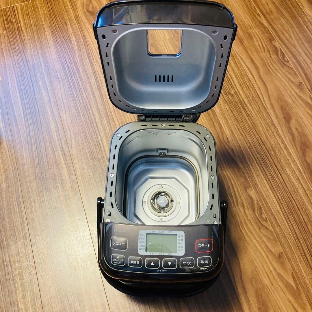 【付属品完備】siroca シロカ　ホームベーカリー SHB-712 ブラウン