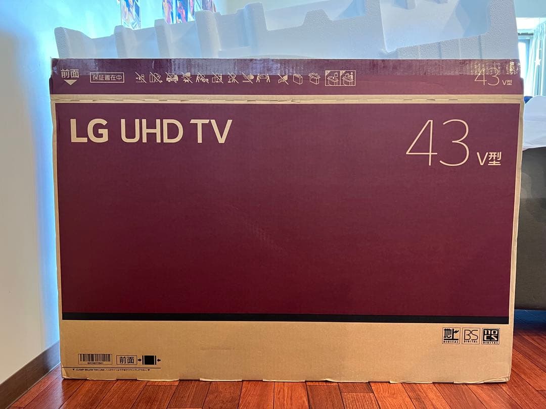 LG 43V型 4Kテレビ 43UK6500EJD マジックリモコン付き