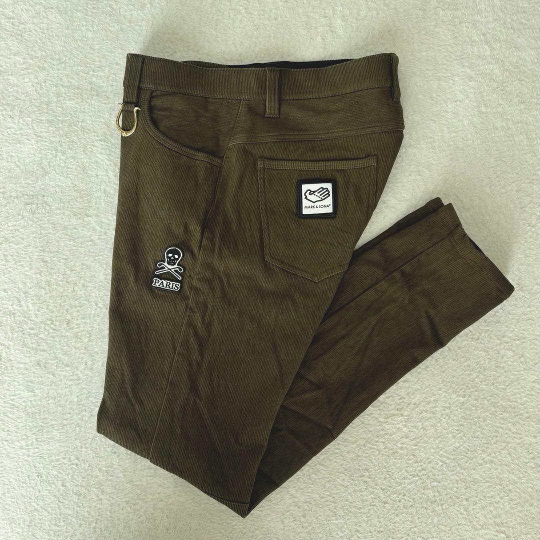 MARK & LONA マークアンドロナ ゴルフ　裏起毛 コーデュロイパンツ