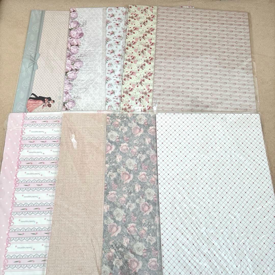 ☆ラスト☆【処分価格】デザインペーパー　大量　まとめ売り