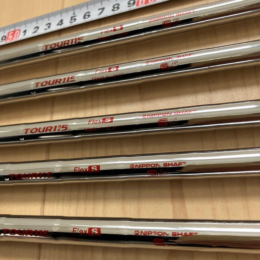 モーダス115Sアイアンシャフト5本（6〜P）