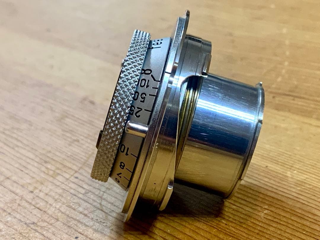 【美品】Leica Elmar 5cm F3.5 ダイヤモンド赤エルマー