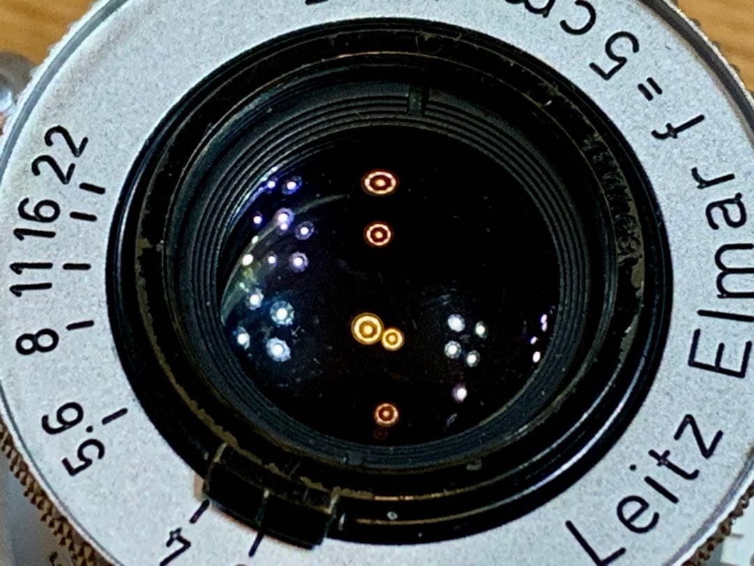 【美品】Leica Elmar 5cm F3.5 ダイヤモンド赤エルマー