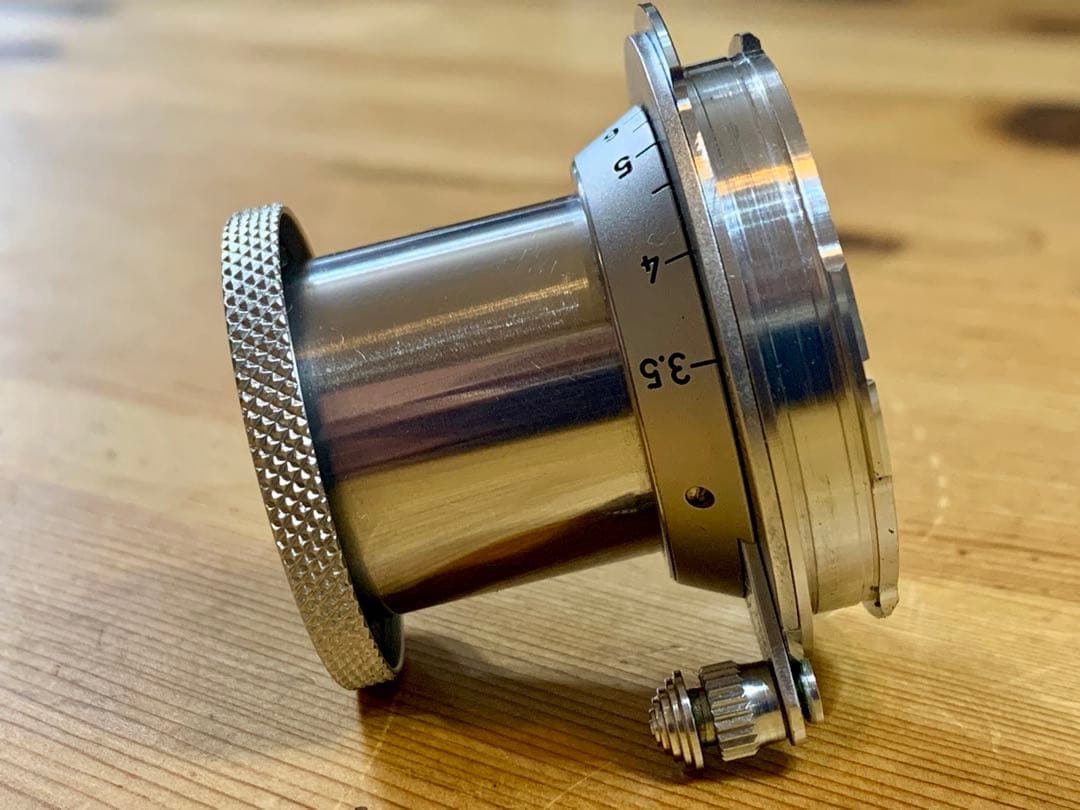 【美品】Leica Elmar 5cm F3.5 ダイヤモンド赤エルマー